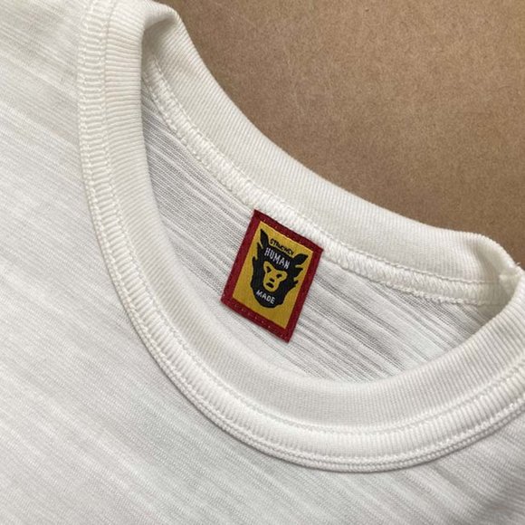 Human Made Polar Bear Graphic Print Classic Small Logo Short Sleeves White - Picture 7 of 12